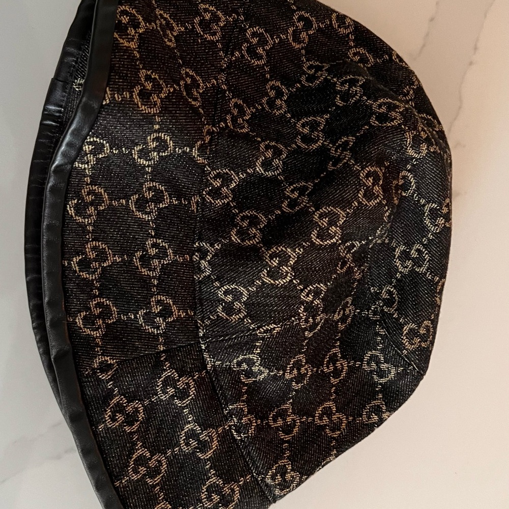 Gucci Signature Black and Brown Bucket Hat - Picture 13 of 14